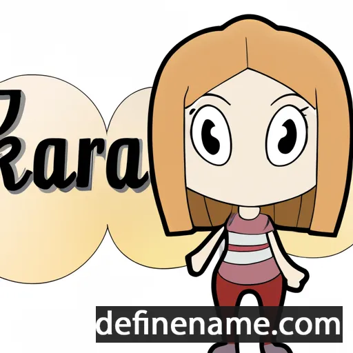 cartoon of the name Klaara