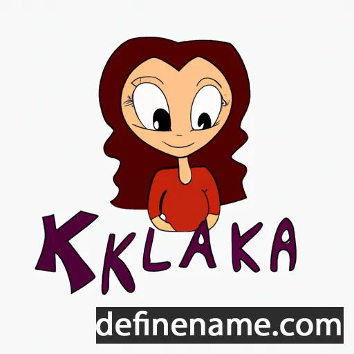 Klaarika cartoon