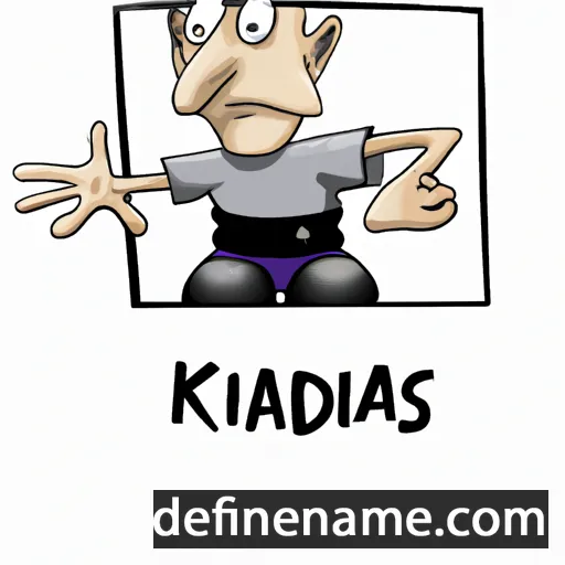 cartoon of the name Klaidas