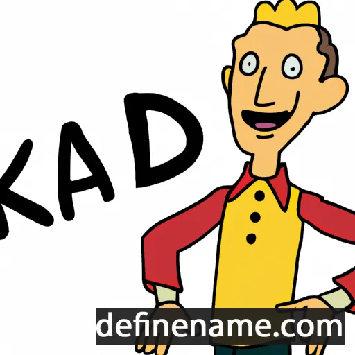 cartoon of the name Klajd