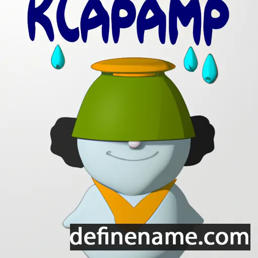 cartoon of the name Kӑlampi