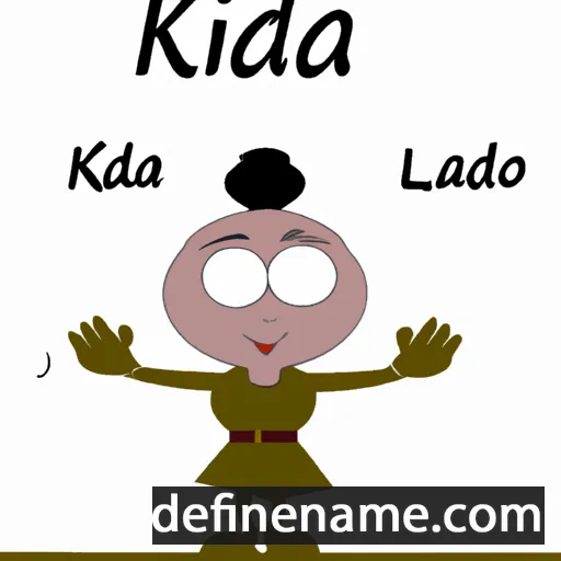 cartoon of the name Klaoda