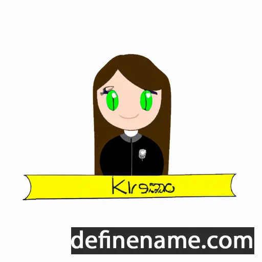 cartoon of the name Klarissa