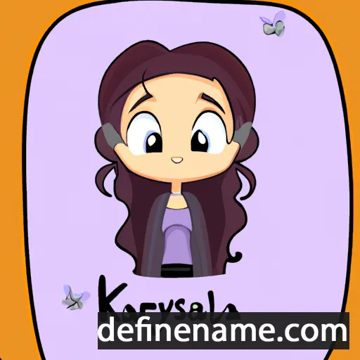 cartoon of the name Klarysa