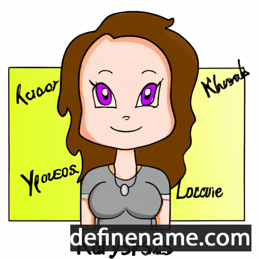 cartoon of the name Klaryssa