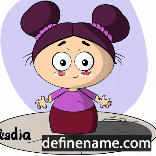 cartoon of the name Klaùdka