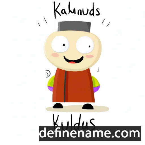 cartoon of the name Klaudas