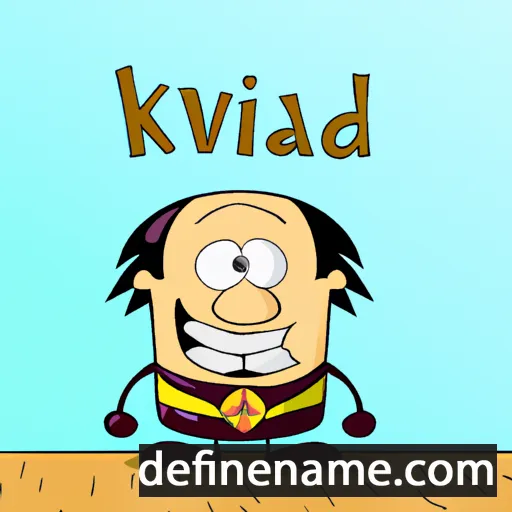 cartoon of the name Klavdi