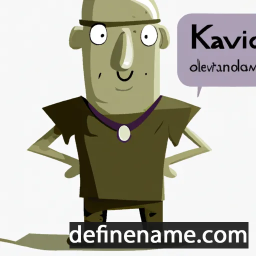 cartoon of the name Klavdios