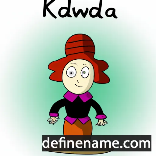 Klawdija cartoon