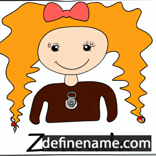 cartoon of the name Klaziena