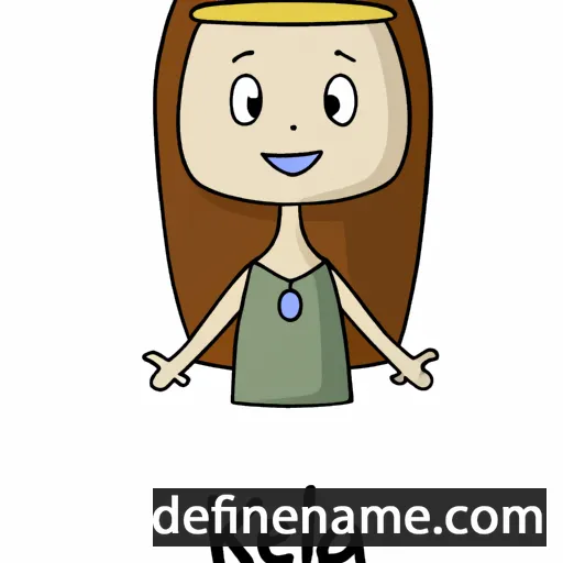 cartoon of the name Kleia