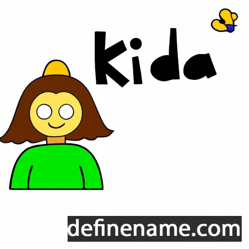 cartoon of the name Kleida