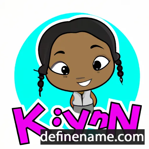 cartoon of the name K'lynn