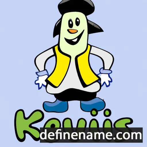 cartoon of the name Klejvis