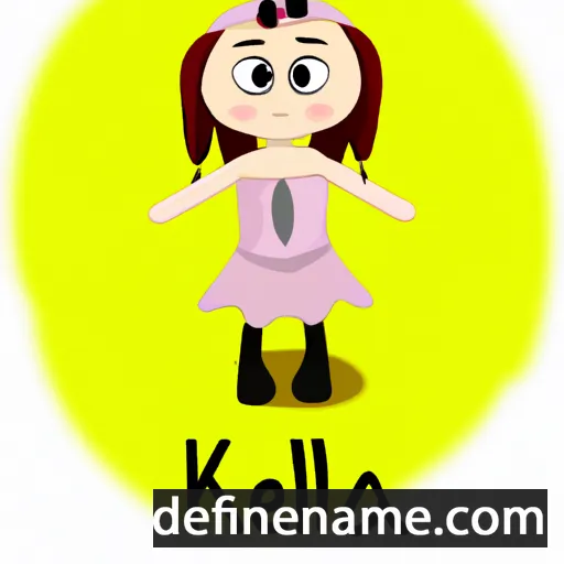 cartoon of the name Klelia