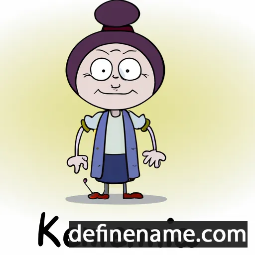 cartoon of the name Klemencija