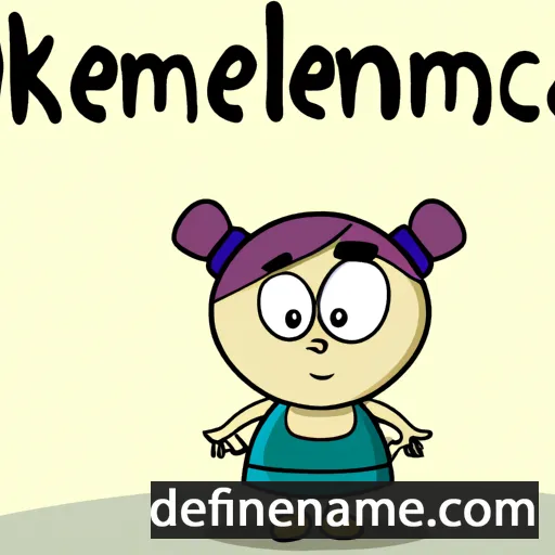 cartoon of the name Klemencja