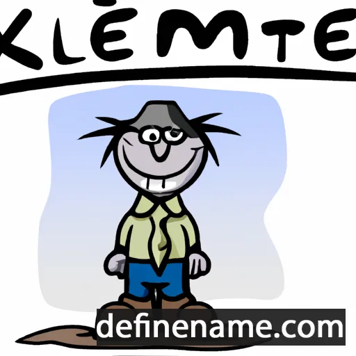 cartoon of the name Klemet