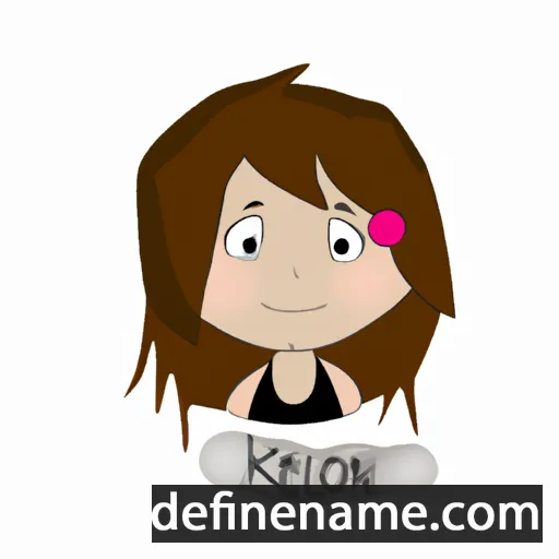 cartoon of the name Kleona