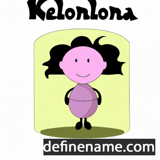 cartoon of the name Kleonia