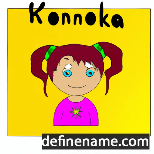 cartoon of the name Kleonika