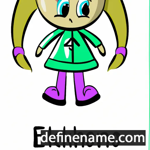 cartoon of the name Kleoniki