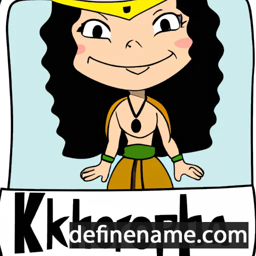 cartoon of the name Kleopha