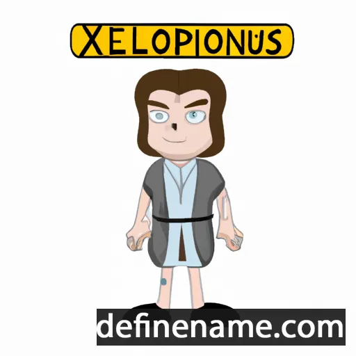 cartoon of the name Kleoxenos