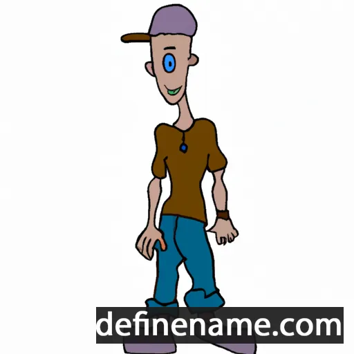 cartoon of the name Klevi