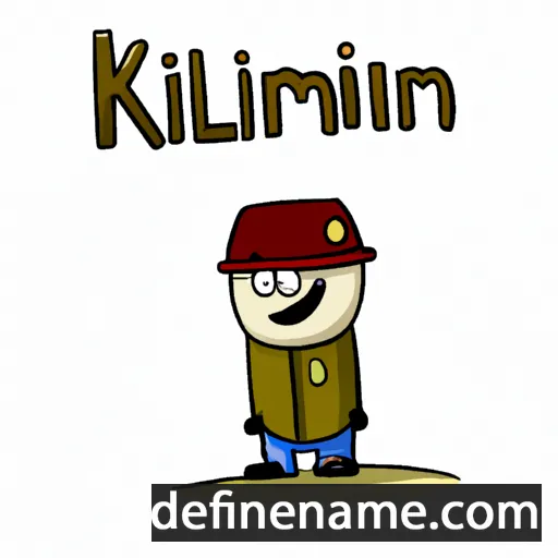 cartoon of the name Klimant