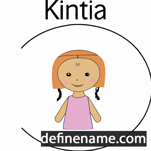 cartoon of the name Klinta