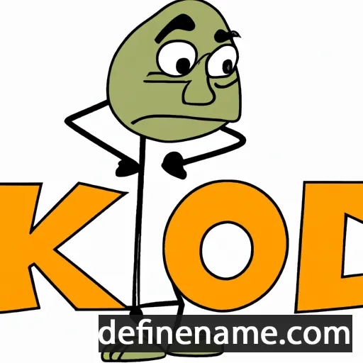 cartoon of the name Klod