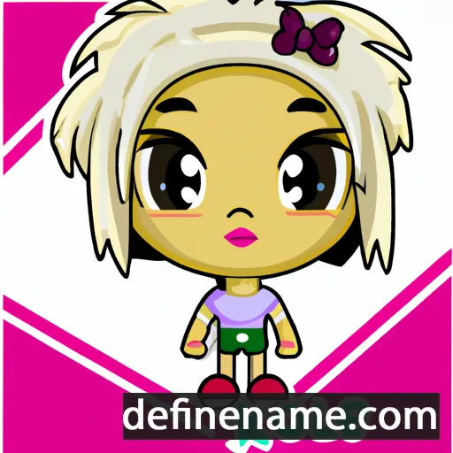 cartoon of the name Kloe