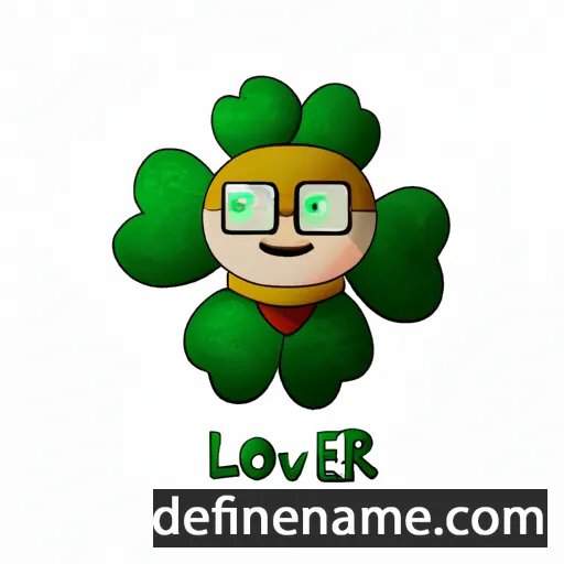 cartoon of the name Klover