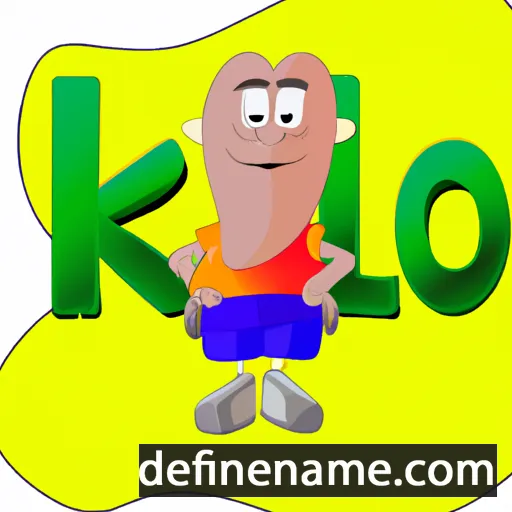 cartoon of the name Kmol