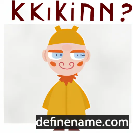 Knæikir cartoon