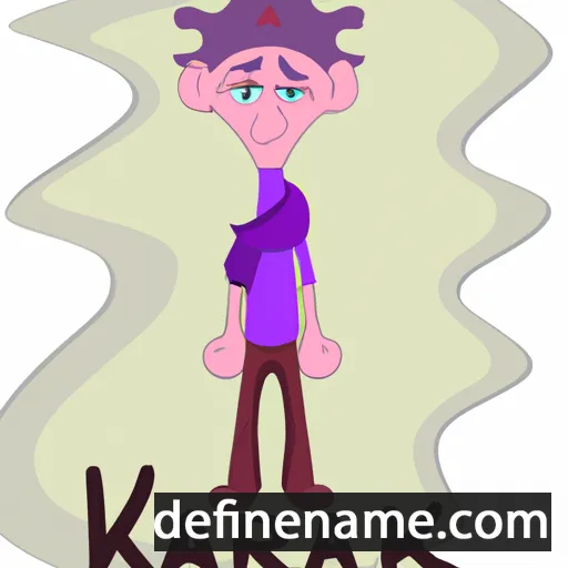 cartoon of the name Knarik