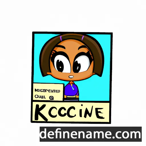 cartoon of the name Knicole