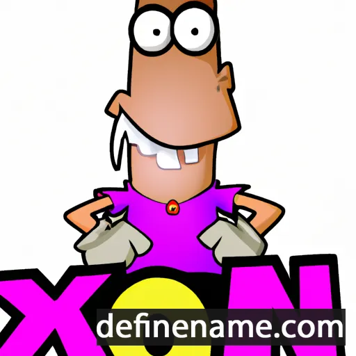 cartoon of the name Knoxx