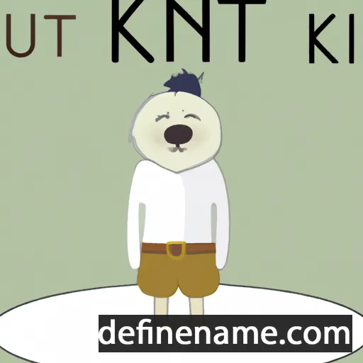 cartoon of the name Knút