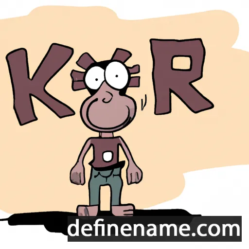 cartoon of the name Kó:r