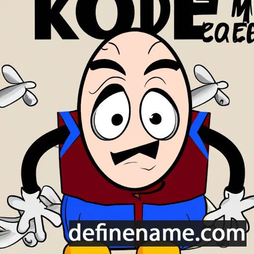 cartoon of the name Ködes