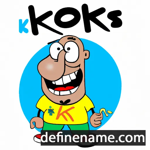 cartoon of the name Kök-kis