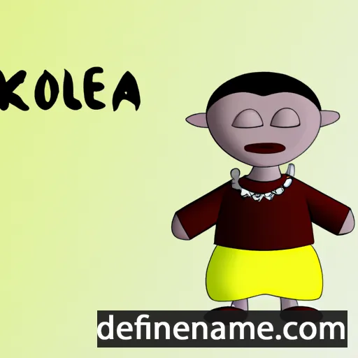 Kōleka cartoon