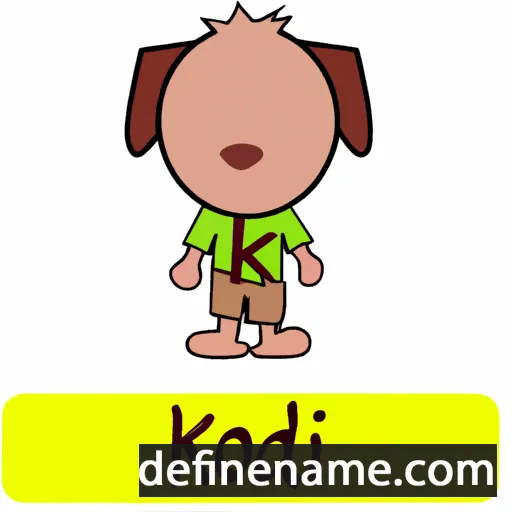 cartoon of the name Kodi