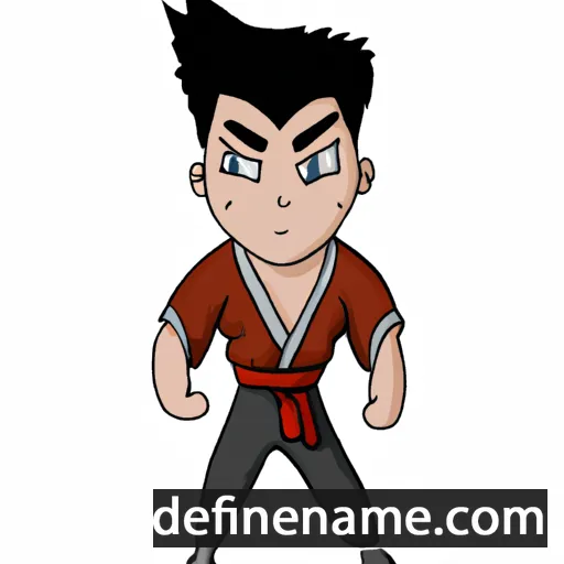 cartoon of the name Kohji