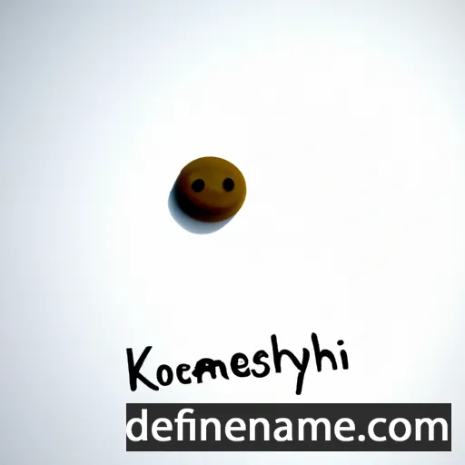 cartoon of the name Kohkahycumest