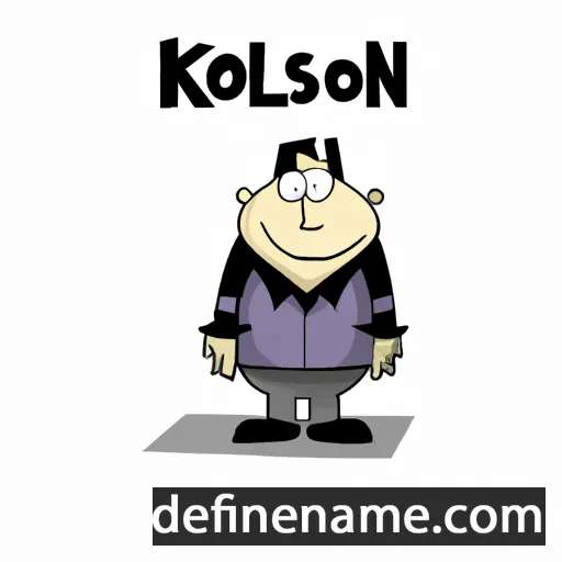 cartoon of the name Kohlson