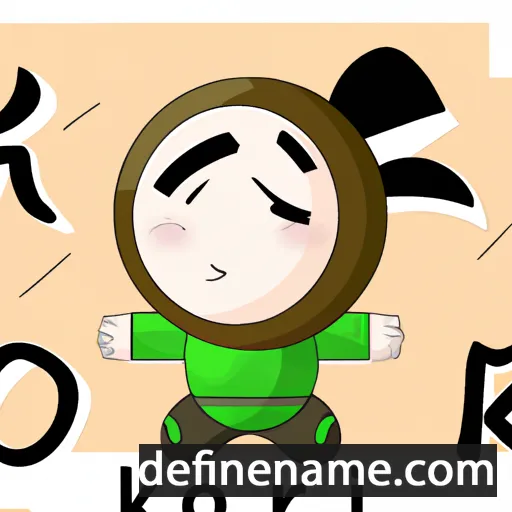 cartoon of the name Kokiri